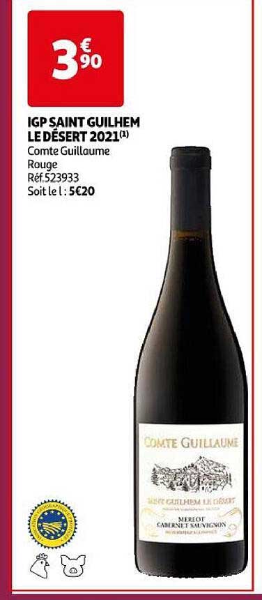 igp saint guilhem le désert 2021 comte guillaume rouge