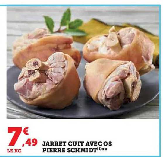 jarret cuit avec os pierre schmidt