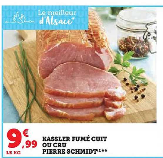 kassler fumé cuit ou cru pierre schmidt