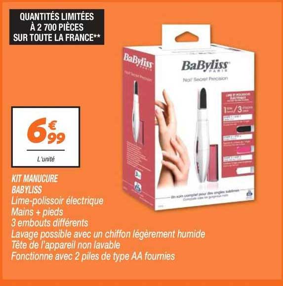 kit manucure babyliss