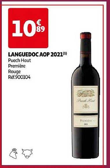 languedoc aop 2021 puech haut première rouge