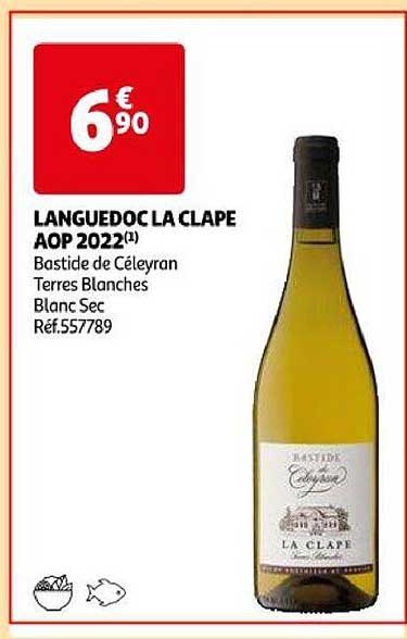 languedoc la clape aop 2022 bastide de céleyran terres blanches blanc blanches