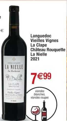languedoc vieilles vignes la clape château rouquette la nielle 2021