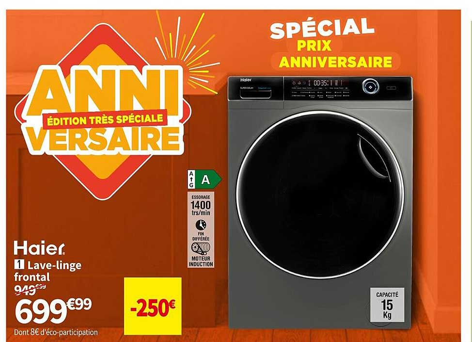 lave-linge frontal haier