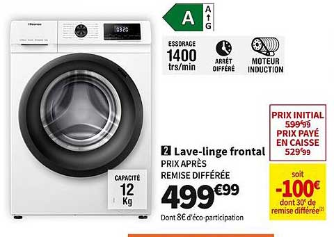 lave-linge frontal hisense