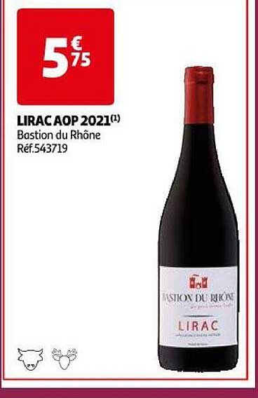 lirac aop 2021 bastion du rhône