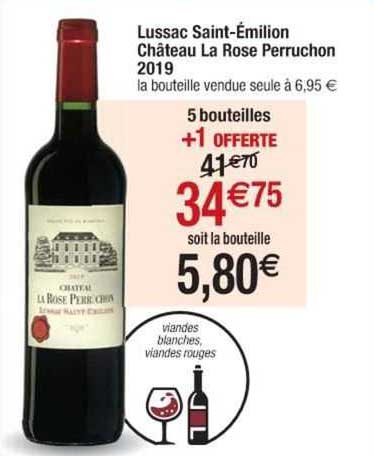 lussac saint-émilion château la rose perruchon 2019