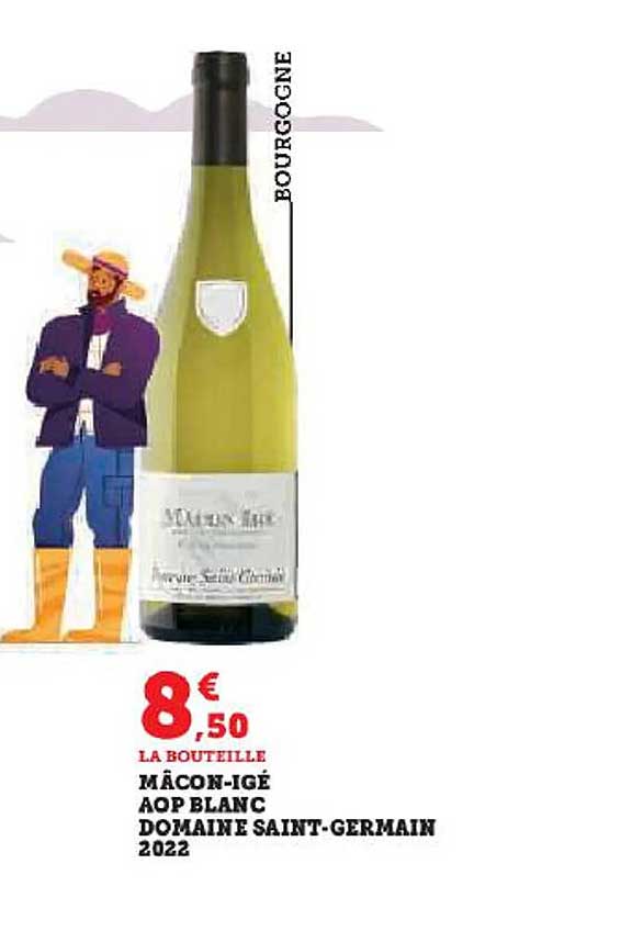 mâcon-igé aop blanc domaine saint-germain 2022