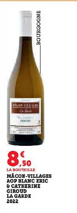 mâcon-villages aop blanc éric & catherine giroud la garde 2022