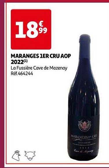 maranges 1er cru aop 2022