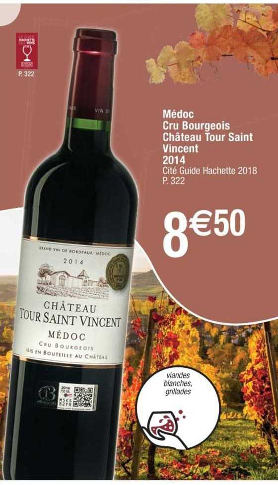 médoc cru bourgeois château tour saint vincent