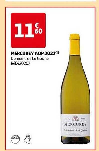 Mercurey Aop 2022 Domaine De La Guiche