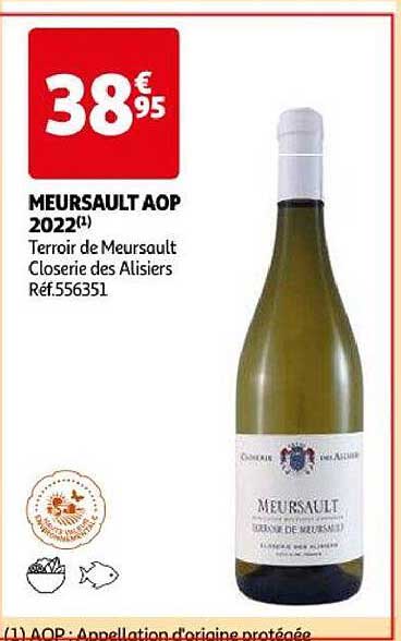 meursault aop 2022 terroir de meursault closerie des alisiers
