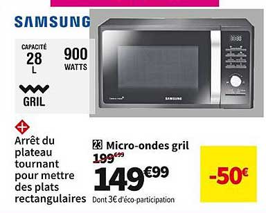 micro-ondes gril samsung