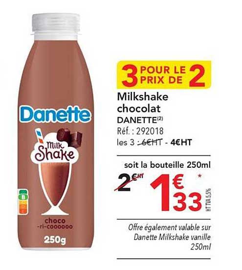Milkshake Chocolat Danette