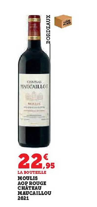 Moulis Aop Rouge Château Maucaillou 2021