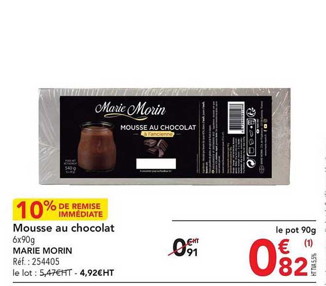 Mousse Au Chocolat Marie Morin