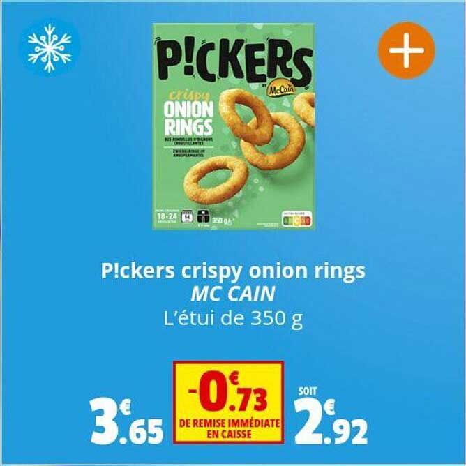 P!ckers Crispy Onion Rings Mccain