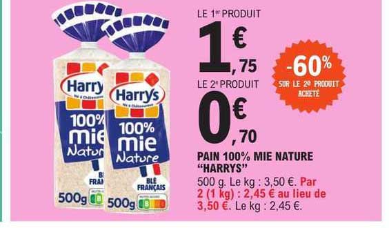 pain 100% mie nature "harrys"