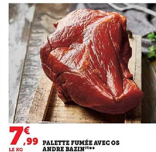 palette fumée avec os andré bazin