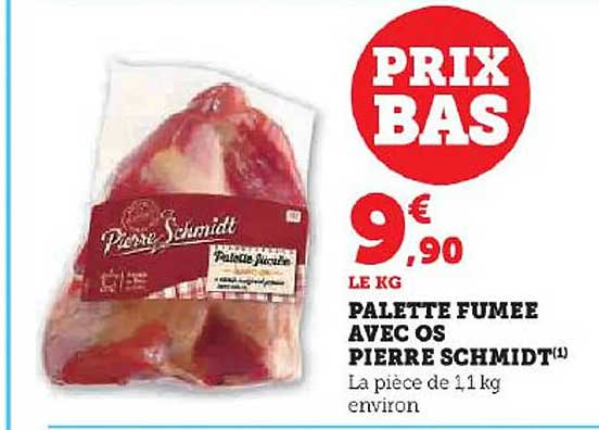 palette fumée avec os pierre schmidt