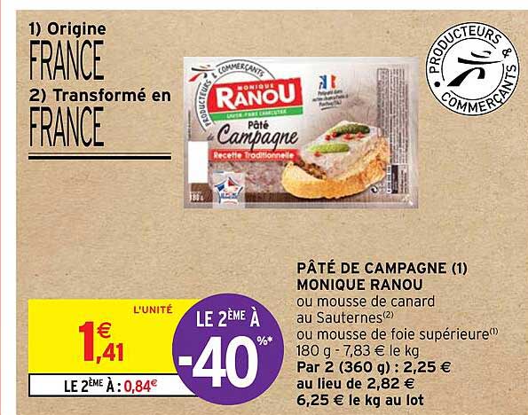 pâté de campagne monique ranou