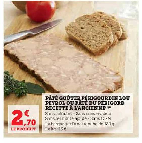pâté goûter périgourdin lou peyrol ou pâté du périgord recette à l'ancienne