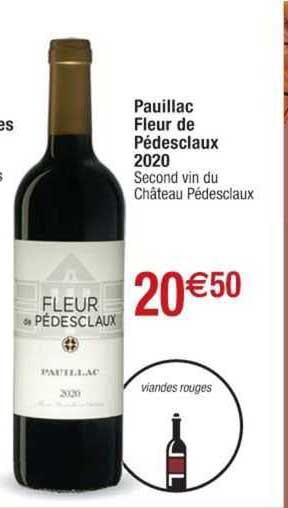 pauillac fleur de pédesclaux 2020