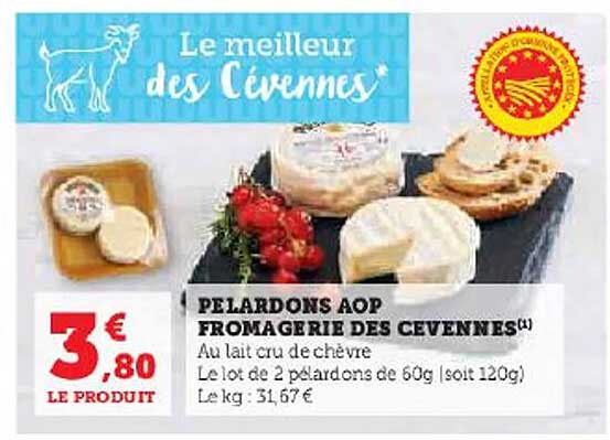 Pelardons Aop Fromagerie Des Cevennes