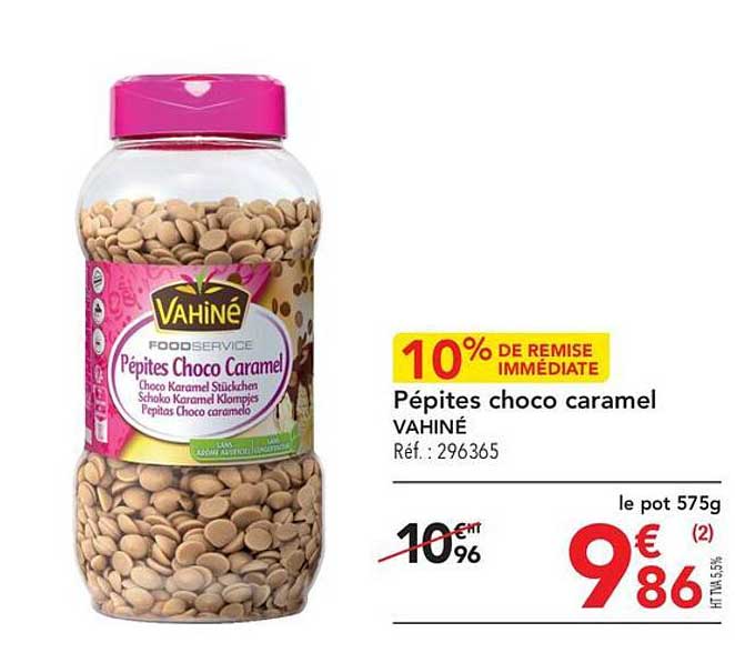 Pépites Choco Caramel Vahiné