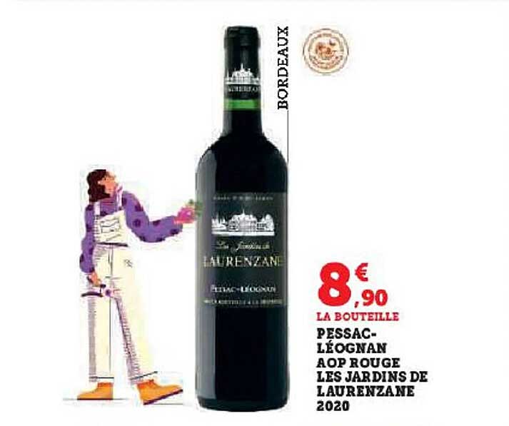 pessac-léognan aop rouge les jardins de laurenzane 2020