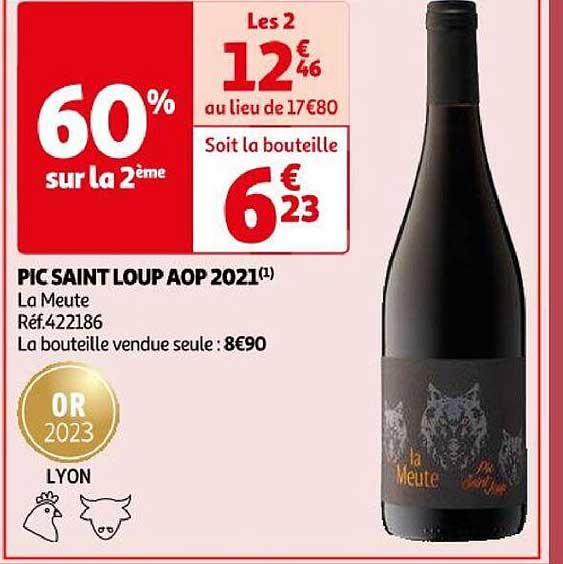 pic saint loup aop 2021 la meute