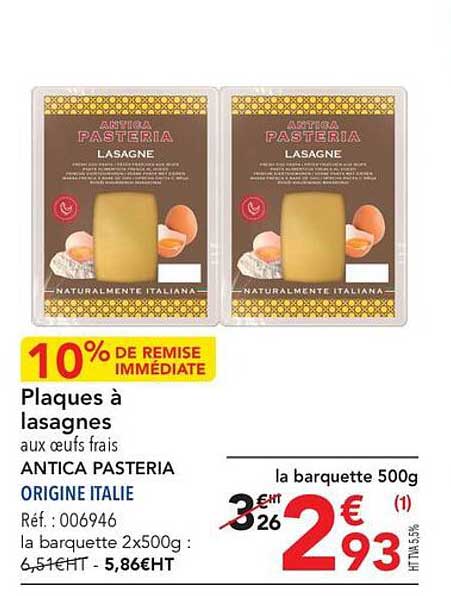 plaques à lasagnes antica pasteria