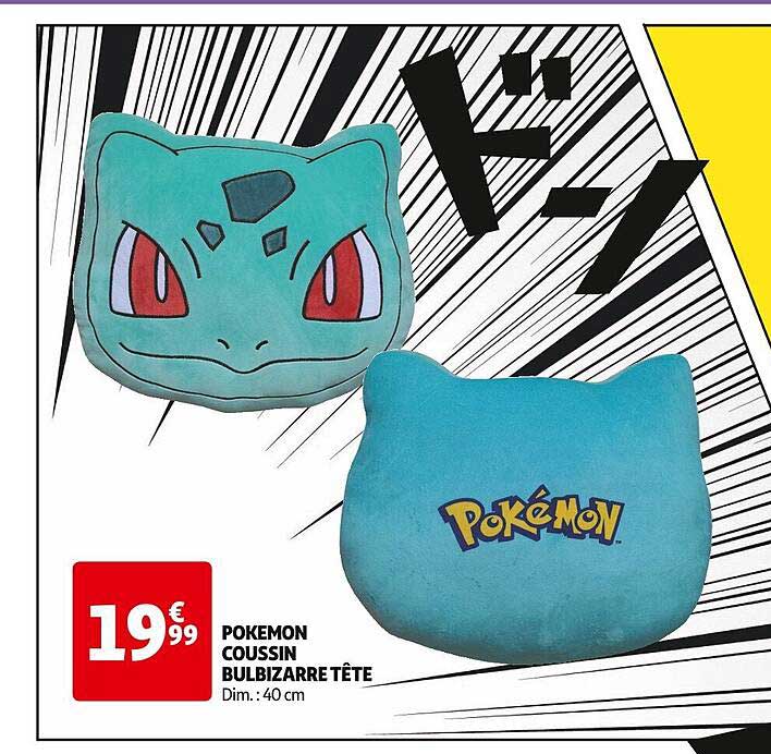 Pokémon Coussin Bublizarre Tête