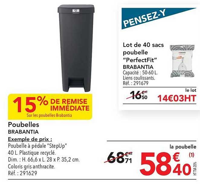 Poubelles Brabantia