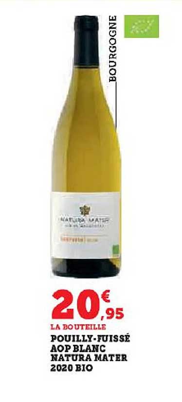 pouilly-fuissé aop blanc natura mater 2020 bio