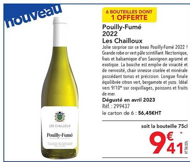 pouilly-fumé 2022 les chailloux