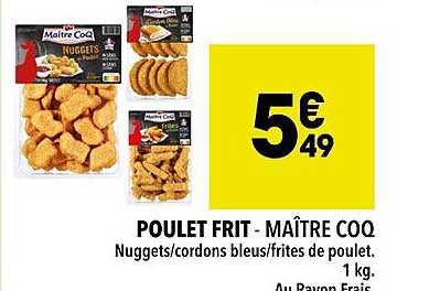 poulet frit - maître coq