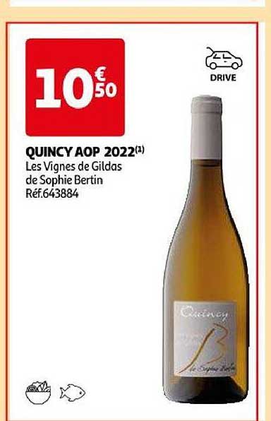 quincy aop 2022 les vignes de gildas de sophie bertin