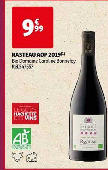 rasteau aop 2019 bio domaine caroline bonnefoy