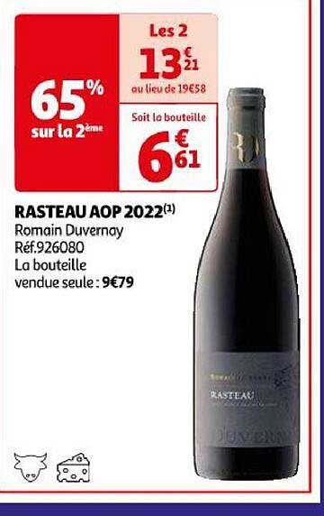 rasteau aop 2022 romain duvernay