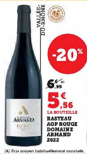 rasteau aop rouge domaine armand 2022