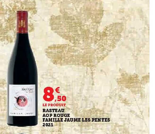 rasteau aop rouge famille jaume les pentes 2021