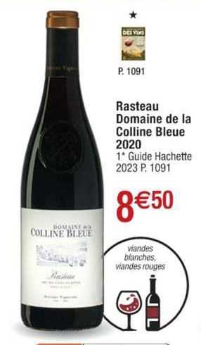 rasteau domaine de la colline bleue 2020