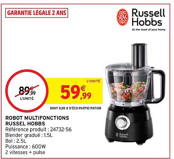 robot multifonctions russel hobbs