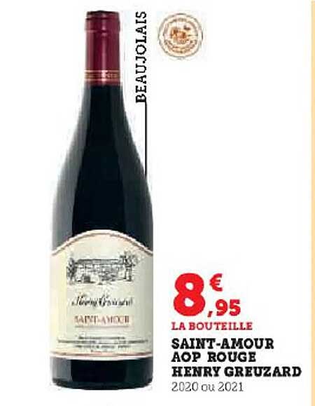 saint-amour aop rouge henry greuzard