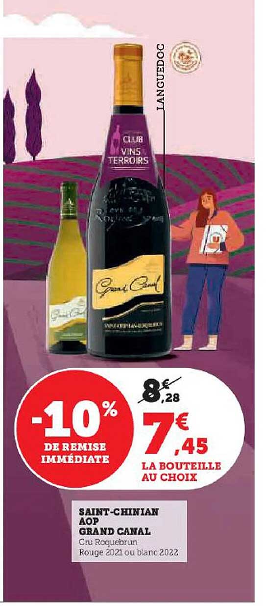 saint-chinian aop grand canal