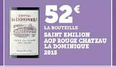 saint émilion aop rouge château la dominique 2015