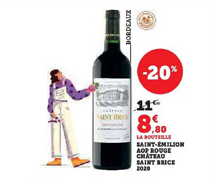 Saint-émilion Aop Rouge Château Saint Brice 2020