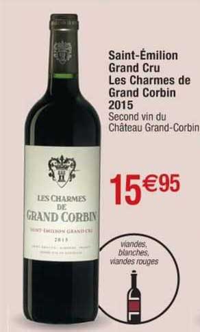 saint-émilion grand cru les charmes de grand corbin 2015
